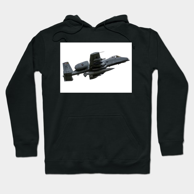 Fairchild Republic A-10C Thunderbolt II Hoodie by derek beattie